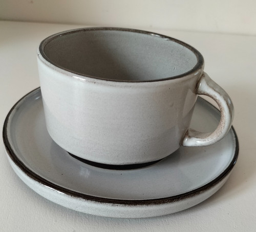 Tasse petit déjeuner grès