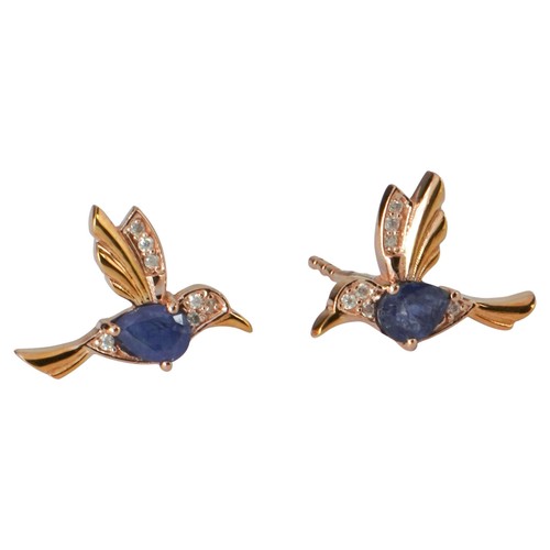 18k solid gold bird - 18k,