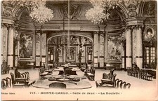 Édition Giletta, Monte-Carlo, Salle de Jeux, La Roulette, E Postcard