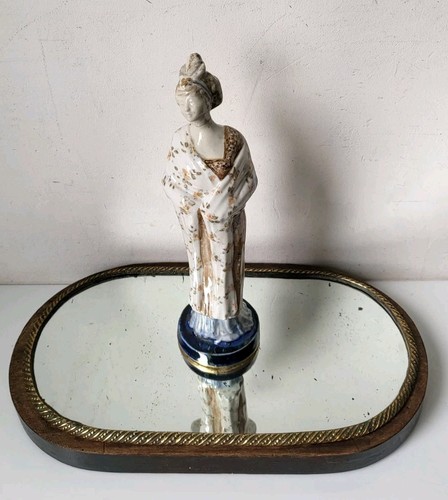 Miroir socle glace vitrine - socle,