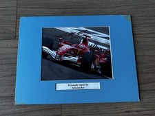 Michael Schumacher F1  Autographed Photo With COA