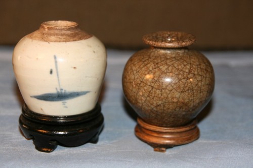 Lot petits vases anciens - petits,