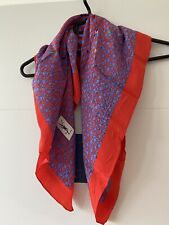 Ancien Carré De Soie Yves