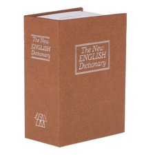 Coffre-fort pour livres, dictionnaire anglais, argent caché, boîte à bijoux,