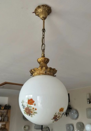 Lampe suspension verre - suspension,