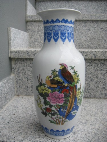 Vase porcelaine asiatique - vase,