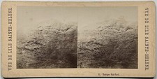 UK Sainte-Hélène High Knoll Montagne c1870 Photo Stereo Vintage Albumine