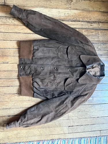 Veste homme daim avec - en,