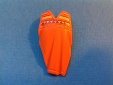 PLAYMOBIL Western -* Poncho mexicain orange avec motif  jaune/orange