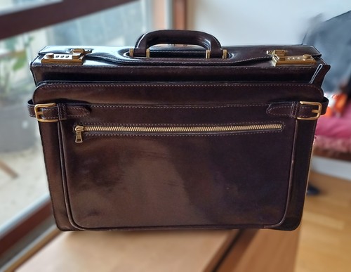 Porte document cuir - porte-document, en