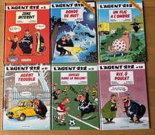 Lot 6 BD L’agent 212 Tome