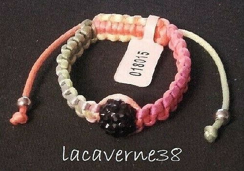Bracelet shamballa réglable