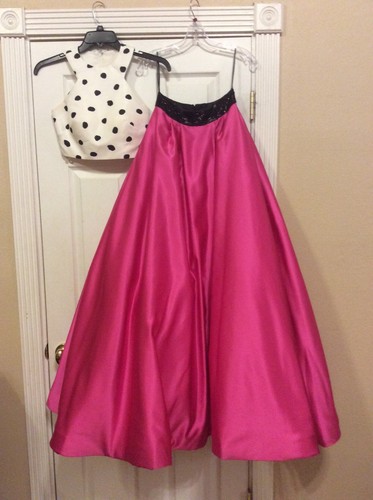 Sherri hill polka - dot/, pink