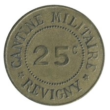 25 Centimes Cantine Militaire