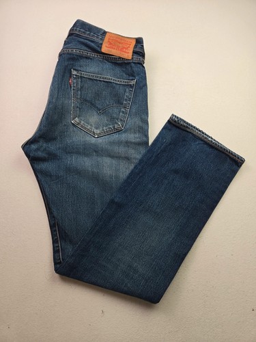 Jean levi 501 bleu foncé - jean,
