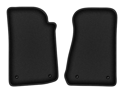 Tapis avant velours noirs