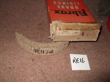 ROYAL ENFIELD VARIOUS MODELS (SEE LIST) 1930S / 50S - PAIR FIBRAX BRAKE LINING