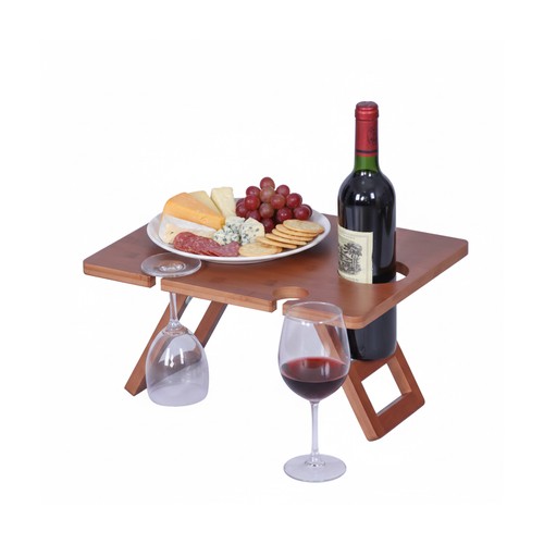 Table pliable plateau vin - table,