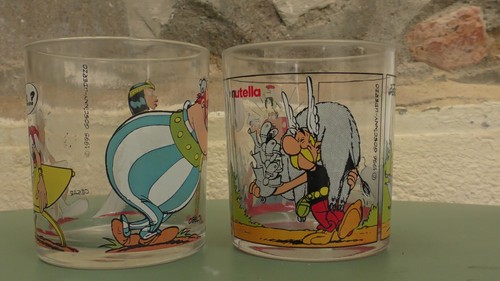 Lot verres à moutarde - de,