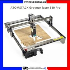 Graveur Laser ATOMSTACK S10 Pro 10W Machine Découpe 50W Bois Métal Verre Céramic