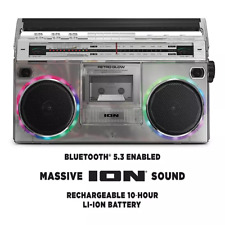 ION Audio Retro Glow Boombox with Cassette Player and Radio - ION RETROGLOW