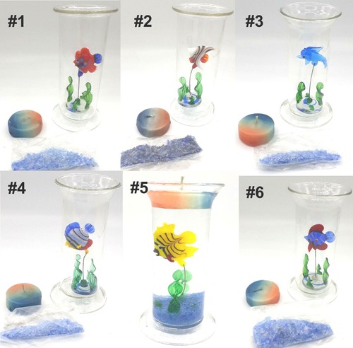 Poissons glasfisch bougies - poissons,