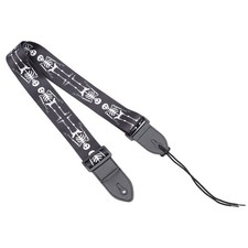 Sangle de guitare de crâne créative de 1pc résistant à l'usure