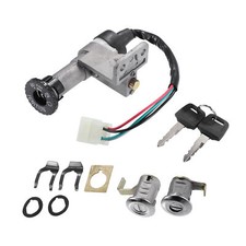 Allumage Clé Interrupteur Serrure Assemblage pour GY6 49cc/ Durable/1 Ensemble