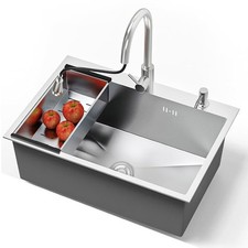 Évier de cuisine artisanal en