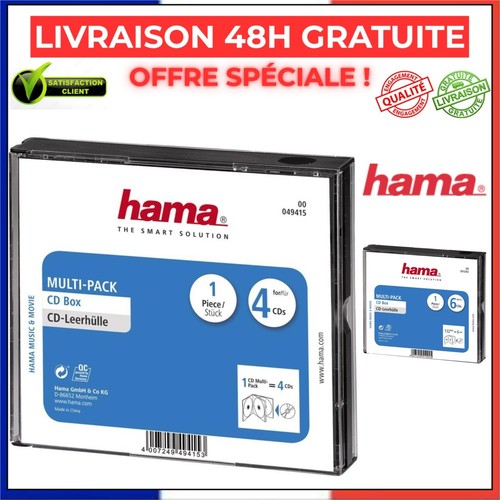 Hama boîtier dvd blu - hama,