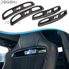 Matte Carbon For Hyundai i30 N 2021-25 Elantra N Seat Headrest LOGO Pillow Decor