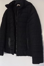 Doudoune noire T/M capuche "La