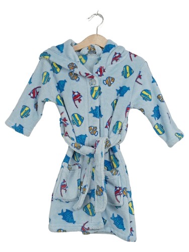 Playshoes peignoir enfant bleu - peignoir,