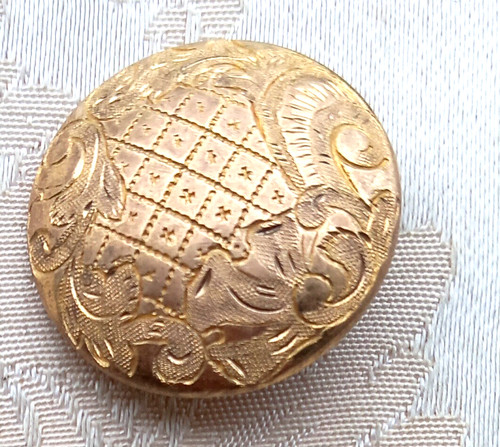 Beau bouton xix eme metal - xix, en