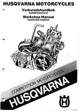 Husqvarna Engine workshop service manual 1986 CR 240, WR 240, CR 250 & WR 250