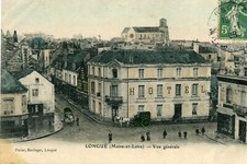 Carte LONGUE JUMELLES Vue générale 