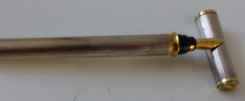 Dupont stylo plume argent - -,