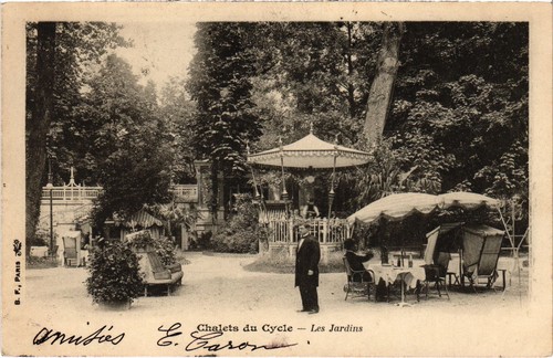 Cpa chalets cycle - cpa, les