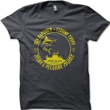 JAWS Amity Island Fishing Tours Ben Gardner cotton t-shirt 8990