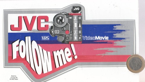 Autocollant caméra jvc - c3., caméra.