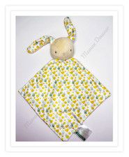 Doudou Plat Velours Lapin