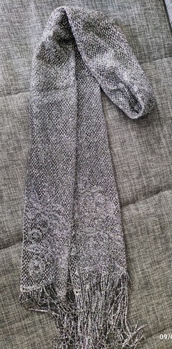 Etole echarpe gris - echarpe, argente