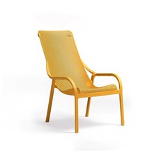 Fauteuil Net Lounge Moutarde