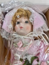 Vintage Dynasty Doll Fleurette, Porcelain, 14", in Box