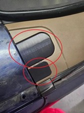 BMW e36 Flaps Convertible Cabriolet Hardtop Lock Cover 51438172797, 51438172803