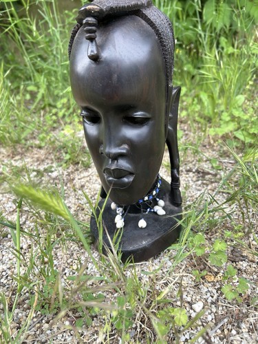 Buste bois sculpture - buste,