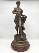 Sculpture xixeme en  régule – Glorification du Travail signée H.Levasseur 52cm
