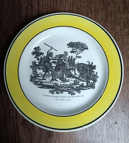 Ancienne assiette montereau - assiette,