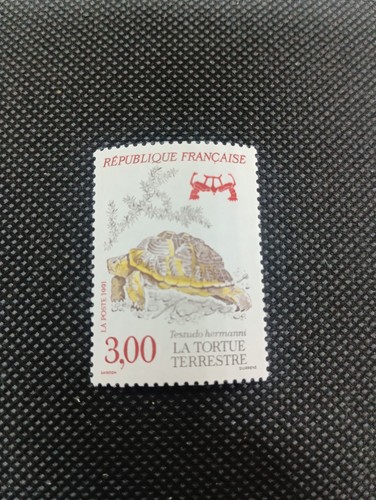 Timbre france la tortue - -,