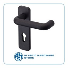 Paire poignée de porte coupe-feu en polypropylène et âme en acier - PHS